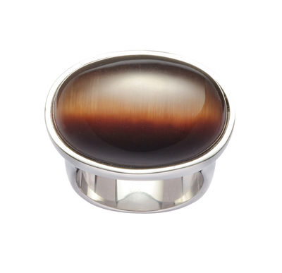 Leonardo Bijoux Solace Ring. Chocolate