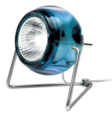 Fabbian Beluga Table lamp - Glass version. Transparent blue