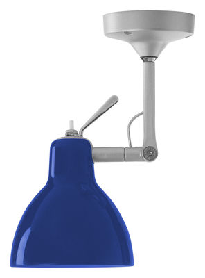 Rotaliana Luxy H0 Ceiling light - Wall lamp. Matallic,Glossy blue