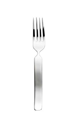 Serafino Zani Cinque Stelle Fork - Dinner fork. Glossy metal