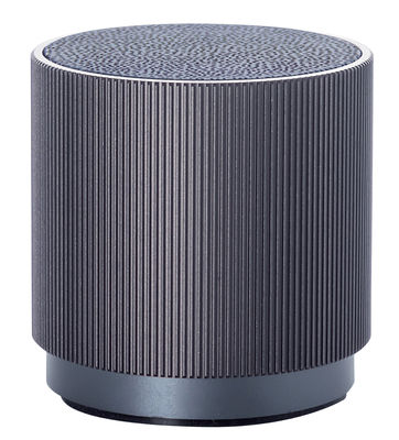 Lexon Fine Speaker Bluetooth speaker - / Without wire - Rechargeable. Dark metallised grey