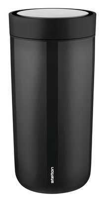 Stelton To Go Click Mug - With lid - 34 cl. Black