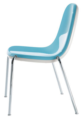 Magis Butterfly Stackable chair. Blue,Grey