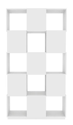 POP UP HOME Cubic Bookcase - L 105 x H 195 cm. White