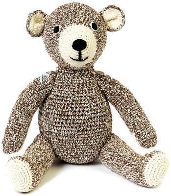 Anne-Claire Petit Teddy Cuddly toy. Chocolate