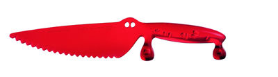 Koziol Coco Cake knife. Transparent red