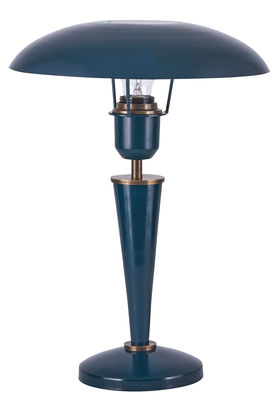 House Doctor Opal Table lamp - H 34 cm. Petrol blue