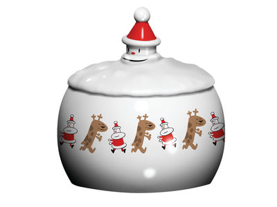 A di Alessi Let it snow Box - Biscuit tin. Multicoulered