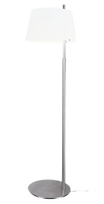 Fontana Arte Passion Floor lamp. White,Brushed nickle