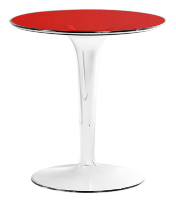 Kartell Tip Top Supplement table. Red