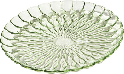 Kartell Jelly Dish - Table center. Transparent green