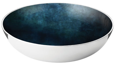 Stelton Stockholm Horizon Salade bowl - Ø 40 x H 11 cm. Blue,Metal