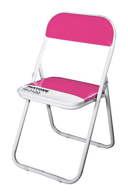 Seletti Pantone Children's chair - Folding chair for kid. Fuchsia 18-2120