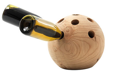 Mogg Winebowl Bottle holder - / 10 bottles. Wood