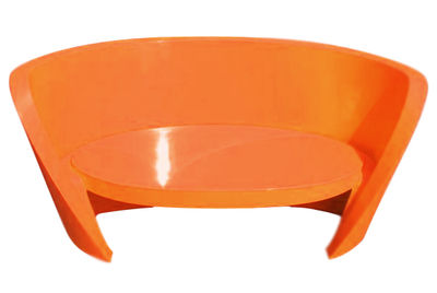 Slide Rap Sofa - Lacquered version. Laquered orange