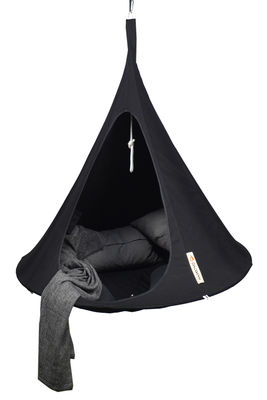 Cacoon Hanging tent - Single Hanging chair. Black