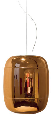 Prandina Gong LED Pendant - 30 x H 37 cm. Copper
