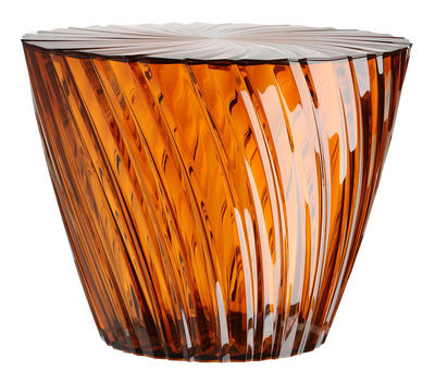 Kartell Sparkle Coffee table. Amber