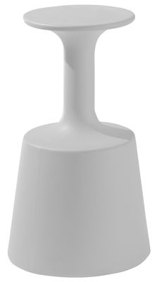 Slide Drink Bar stool - H 75 cm - Plastic. White