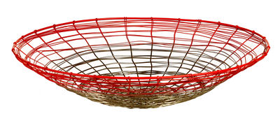 Pols Potten Gradient Web Basket. Copper,Fluorescent pink