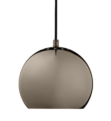 Frandsen Ball Pendant. Shiny chromed black