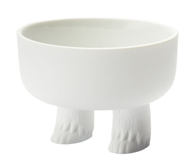 Th Manufacture Bol à Pattes Bowl - Yeti Feet Bowl - Ø 12 cm. White