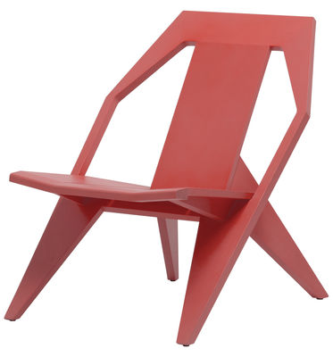 Mattiazzi Medici Low armchair. Red
