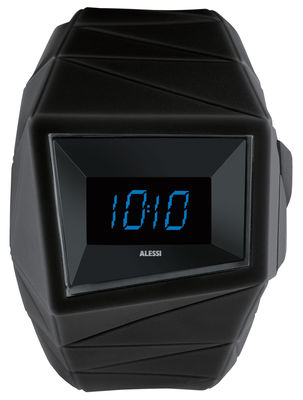 Alessi Watches Daytimer Watch. Black
