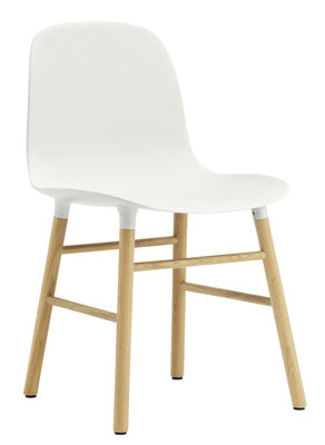 Normann Copenhagen Form Chair - Oak leg. White,Oak
