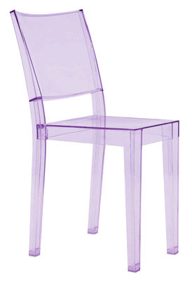 Kartell La Marie Stackable chair - Polycarbonate. Purple