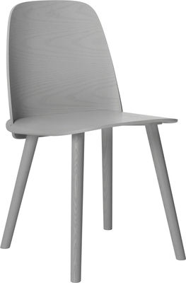 Muuto Nerd Chair - Wood. Grey