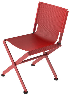 Matière Grise Zephir Foldable chair - Fabric seat. Red
