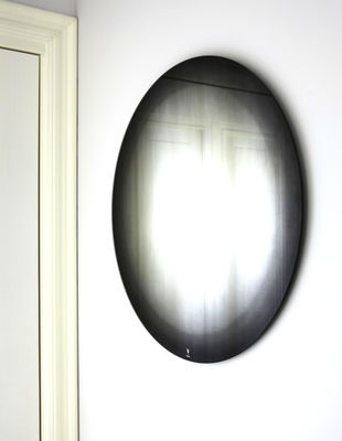 ENOstudio Fading Mirror - Ø 55 cm. Black