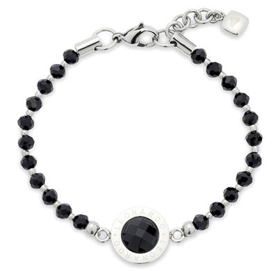 Leonardo Bijoux Matrix Bracelet. Black
