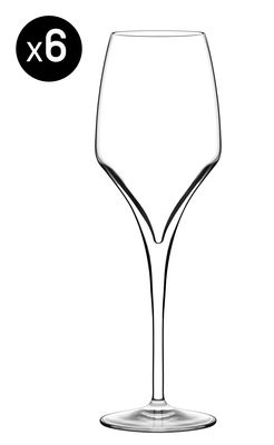 Italesse Tiburòn Champagne glass - Set of 6. Transparent