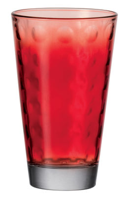 Leonardo Optic Long drink glass. Red