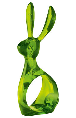Koziol Hazel Napkin ring - Napkin ring. Transparent olive green