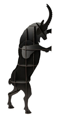 Ibride Fausto Bookcase - / H 205 cm. Black