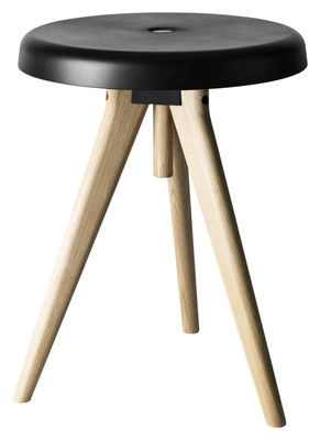 Menu Flip Around Stool - Standing table. Black,Light wood