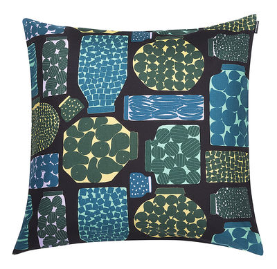 Marimekko Purnukka Cushion - 50 x 50 cm. Blue,Black,Green