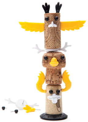 Pa Design Corkers Totem Decoration. Multicoulered