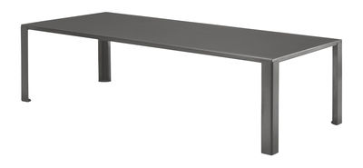 Zeus Big Irony Outdoor Table - L 160 cm. Hot grey