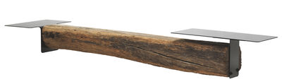 Mogg Beam Low console - / Bench - L 220 cm. Black,Natural wood