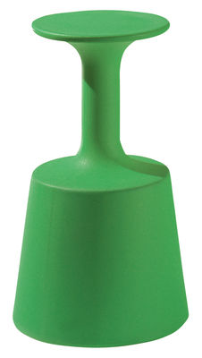 Slide Drink Bar stool - H 75 cm - Plastic. Green