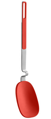 Eva Solo Gravity Service spoon. Orangy red