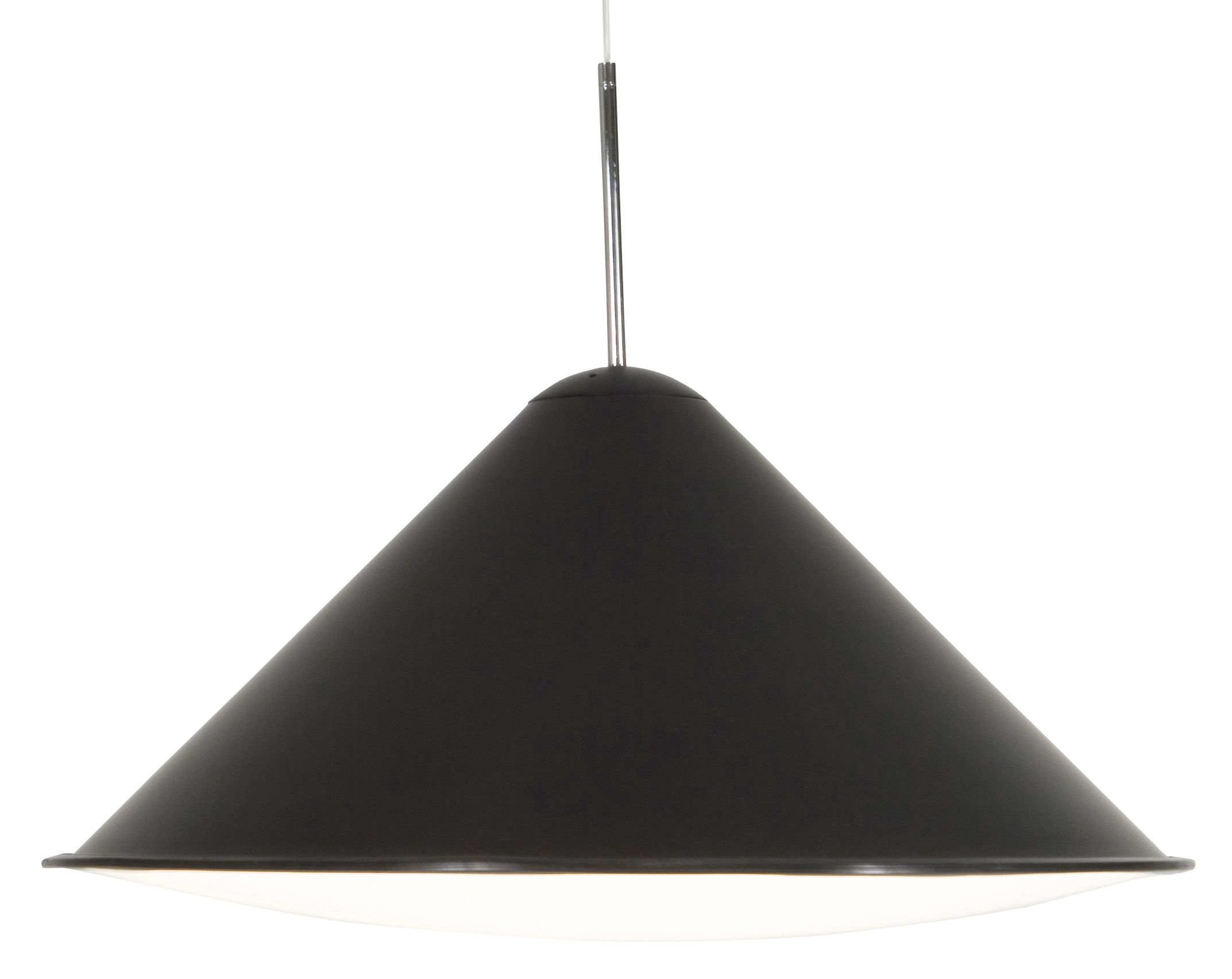 black cone pendant light kitchen