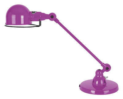 Jieldé Signal Table lamp - 1 arm - L 40 cm. Glossy purple
