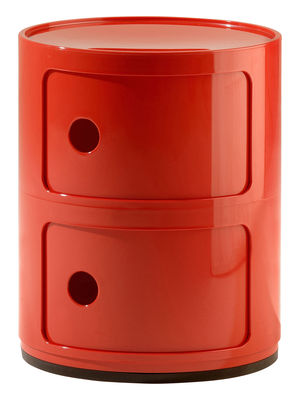 Kartell Componibili Storage - 2 elements. Red