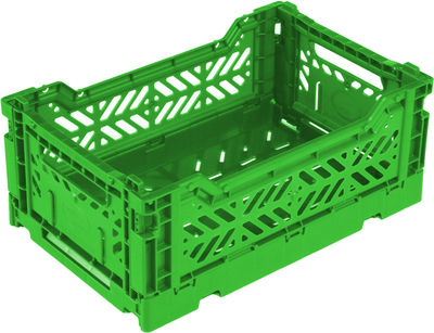 Surplus Systems - Pop Corn Mini Box Storage rack - Foldable L 26,5 cm. Grass green