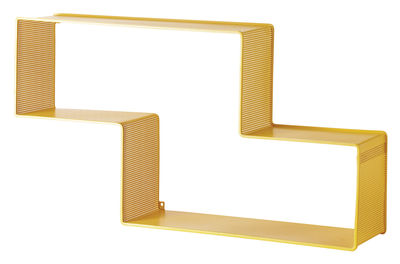 Gubi - Mathieu Matégot Dedal Shelf - L 90 cm x H 49 cm - Reissue 50'. Yellow